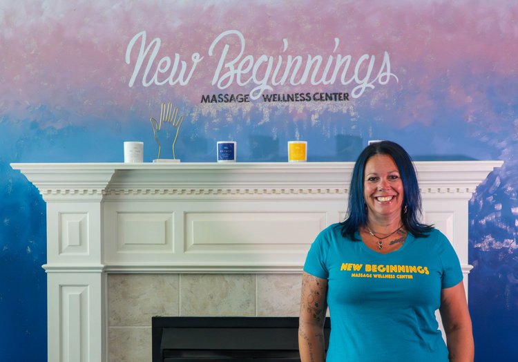 Beth Zullinger, owner and licensed massage therapist at New Beginnings Massage Wellness Center
