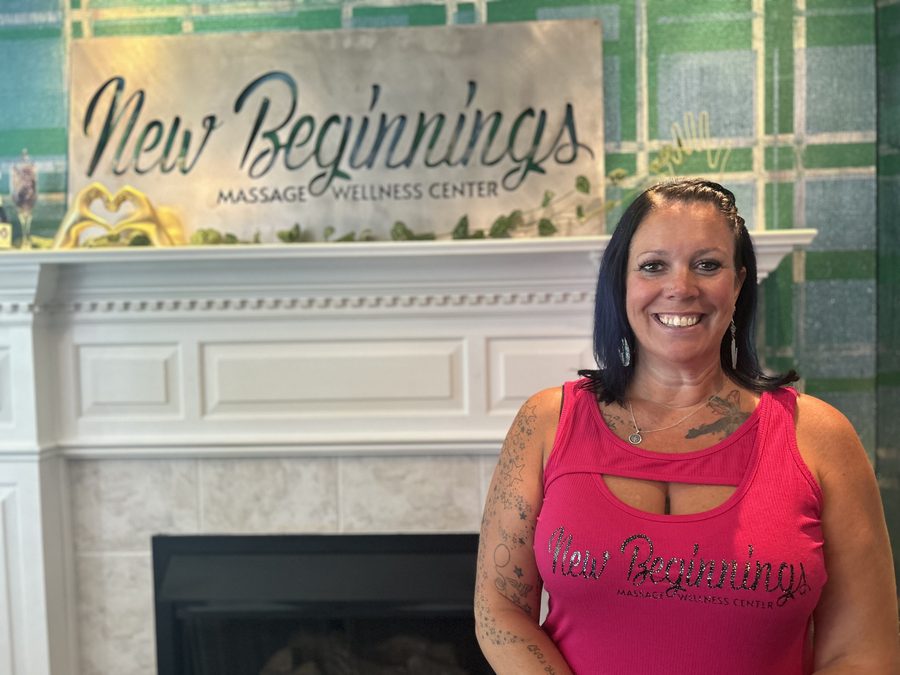 Beth Zullinger, owner and licensed massage therapist at New Beginnings Massage Wellness Center